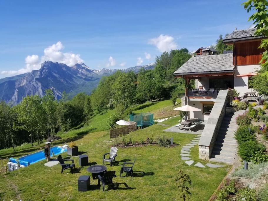 Appartement En Chalet Individuel Sauna Piscine Вальменье Экстерьер фото